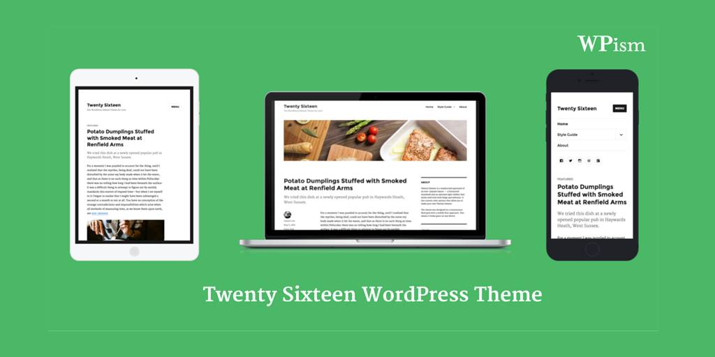 Twenty Sixteen: Het WordPress thema voor 2016